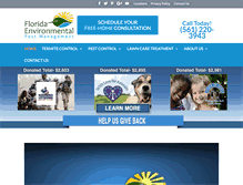 Tablet Screenshot of florida-environmental.com